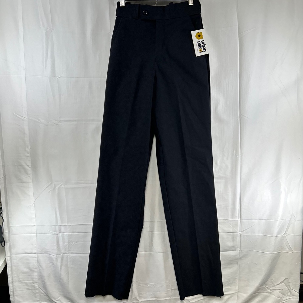 Urban Patrol Trousers Sz 25 Navy Blue Performance Stretch High Rise Unhemmed